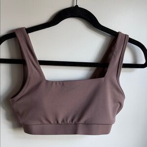 Paragon Fitwear Mauve Square-Neck Sports Bralette